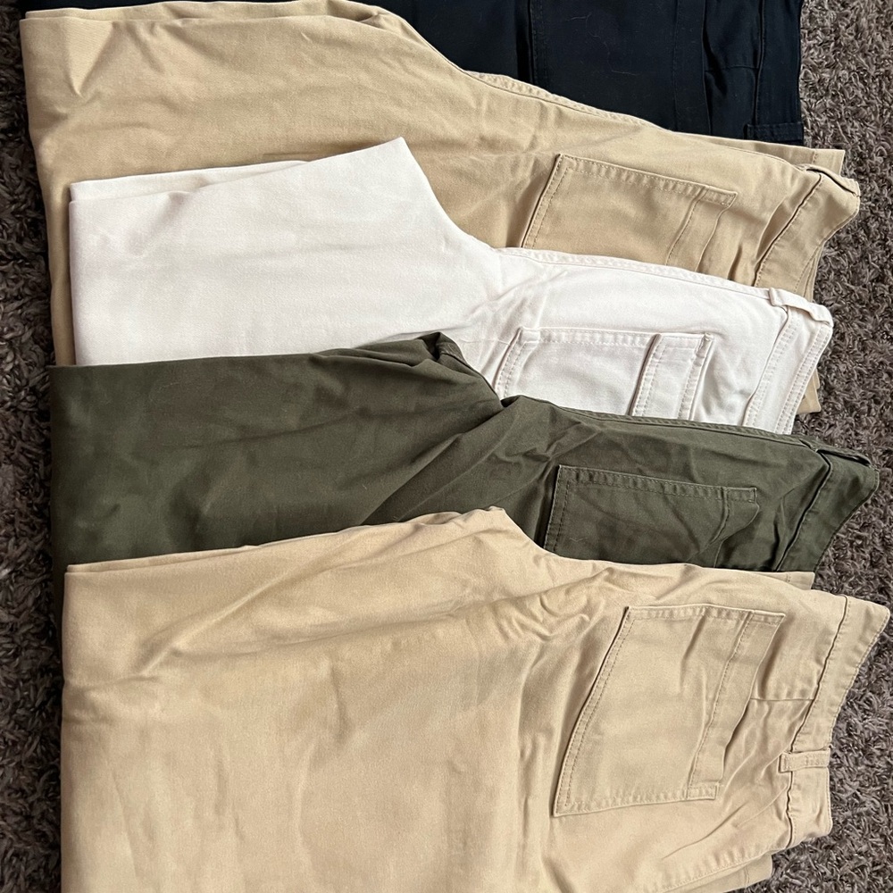 Dress, casual pants
